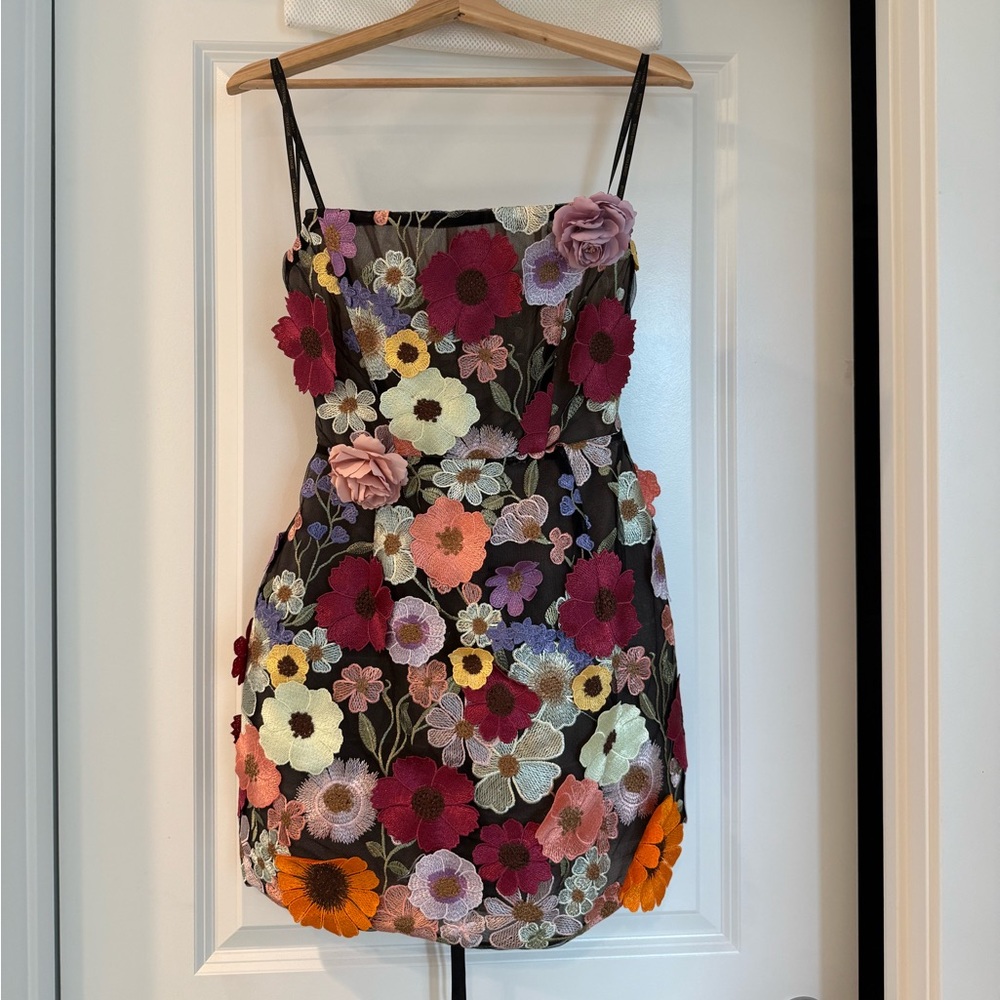 NWOT BRONX AND BANCO BOUQUET MARAYA MULTI STRAPLESS MINI DRESS - Picture 5 of 15